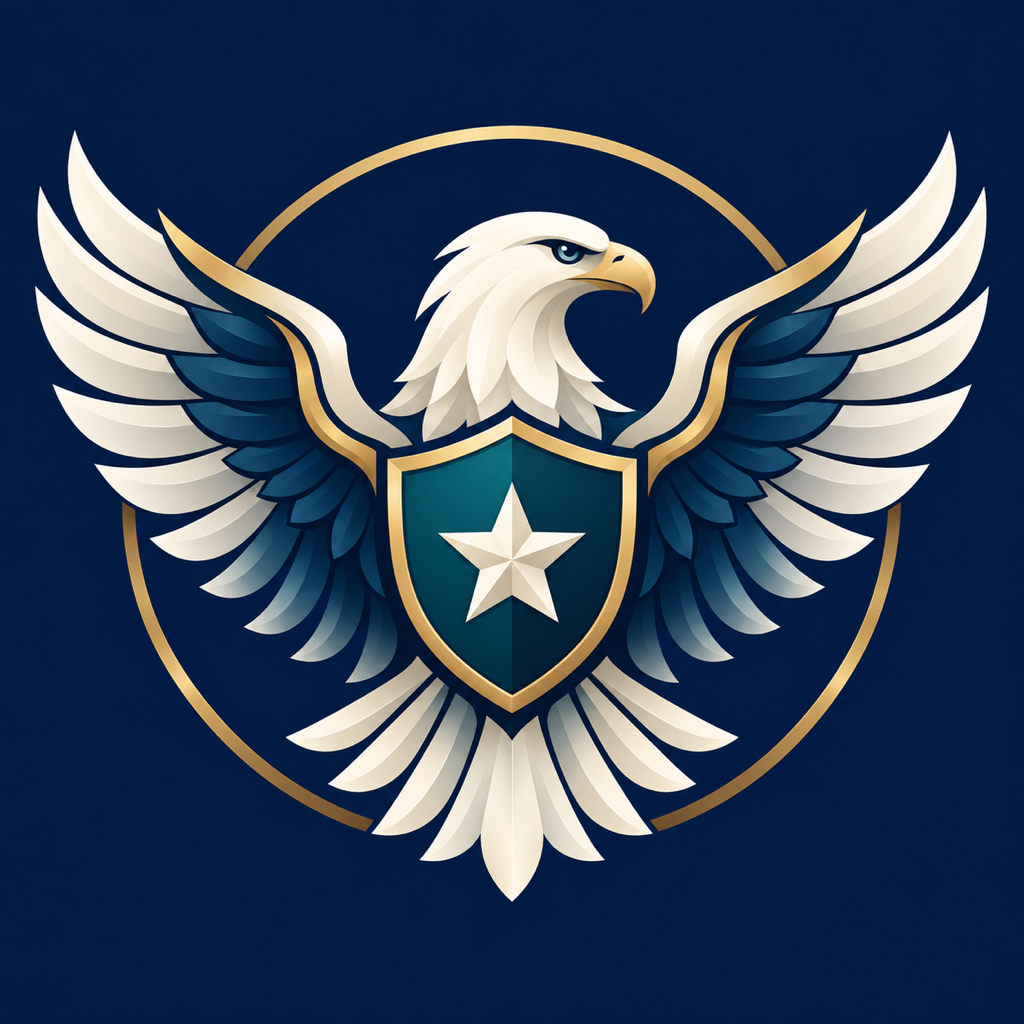 Case Tracker File eagle and shield emblem